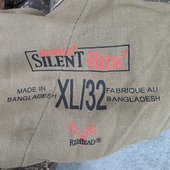 Mens Redhead Silent-Hide Camouflage Cargo Pants Cotton Blend Hunting Size XL/32 - Picture 2 of 10